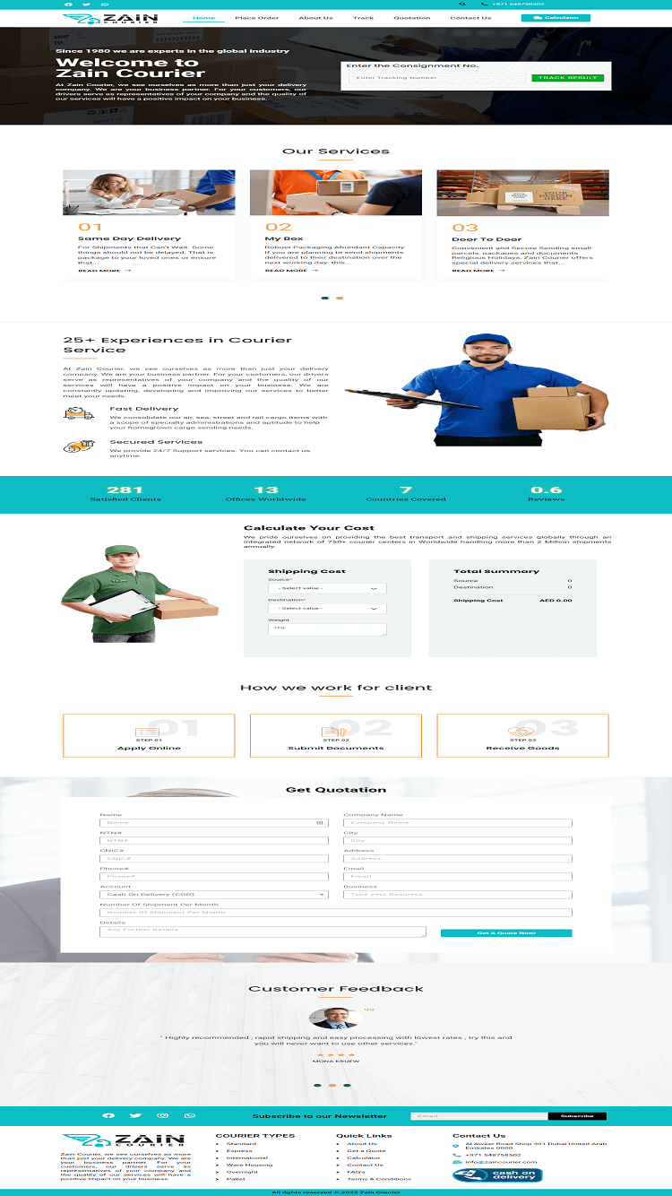 Zain Courier