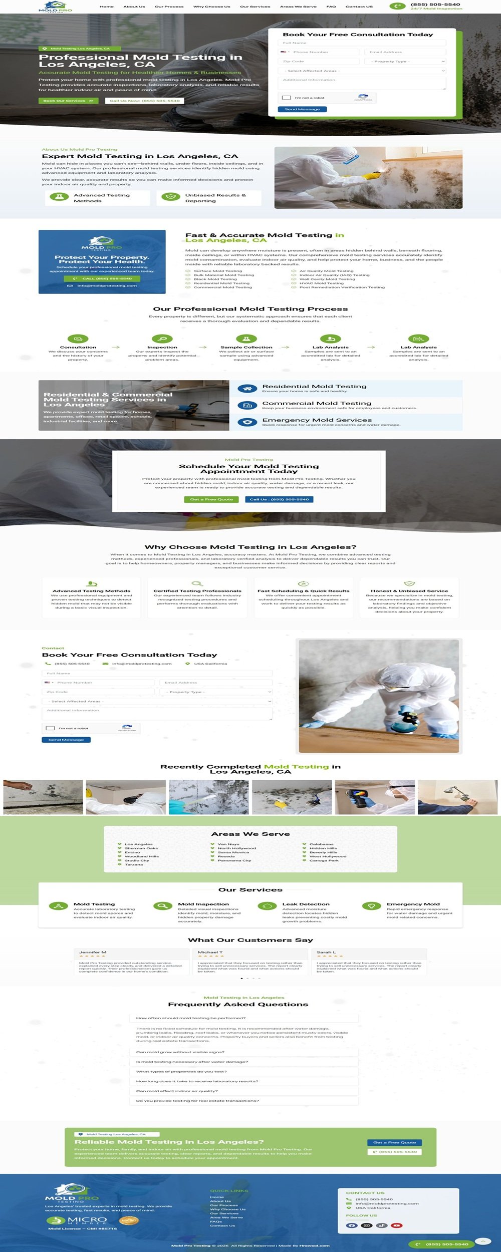 Mold Pro Testing